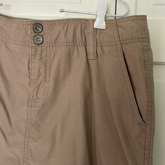 Sonoma Life Style Cargo Tan Skirt Size 12 - Picture 2 of 12